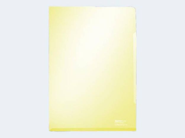 Bild von Sichthüllen A4 4153 gelb PVC 0,15µ Kantenklebung - 41530015