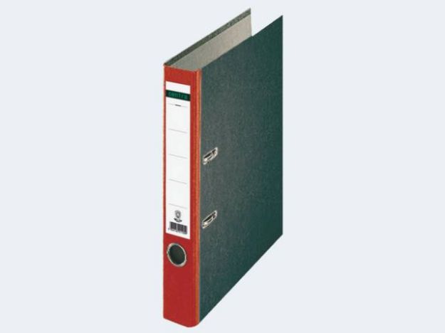 Bild von Ordner A4 Centra rot schmal Pappe - 221123