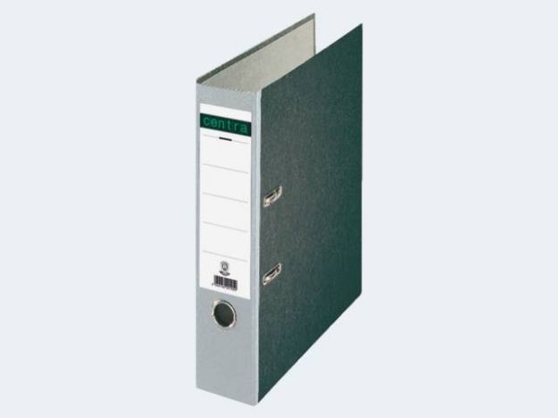 Bild von Ordner A4/80 Centra grau Pappe - 220127