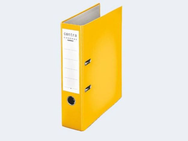 Bild von Ordner A4/80 Centra gelb Plastik - 230133