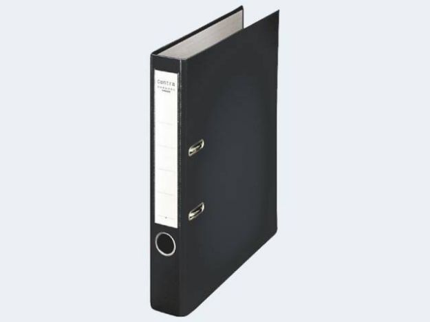 Bild von Ordner A4/50 Centra schwarz Plastik - 231130