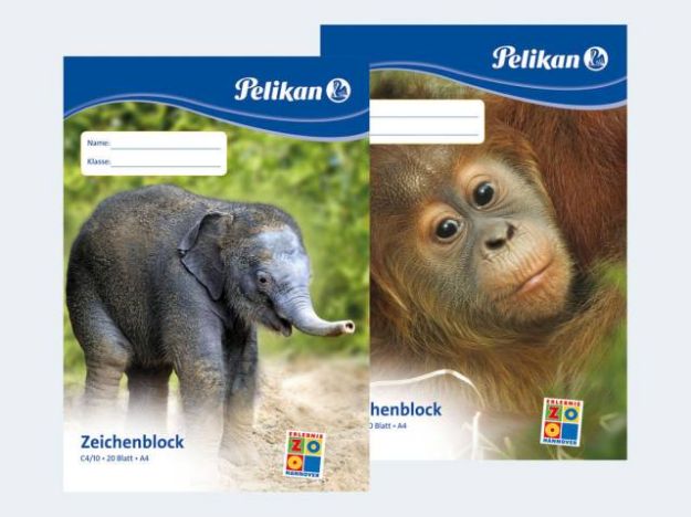 Bild von Zeichenblock A4/20 100g - Eine Verkaufseinheit = 10 Stück - 224824