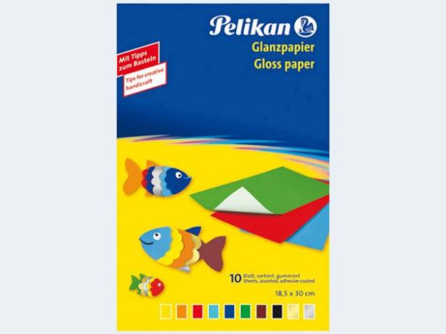 Bild von 10 Buntpapiere 30x18cm - 137935