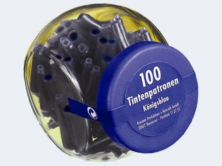 Zeige Details für 100 Tintenpatronen i Glas königsblau - 156372 Bild von 100 Tintenpatronen i Glas königsblau - 156372