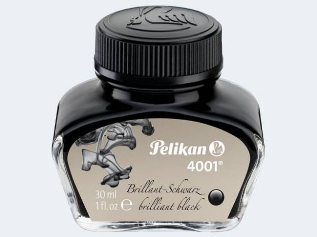 Bild von Tinte 30ml Glas schwarz 4001 - 301051