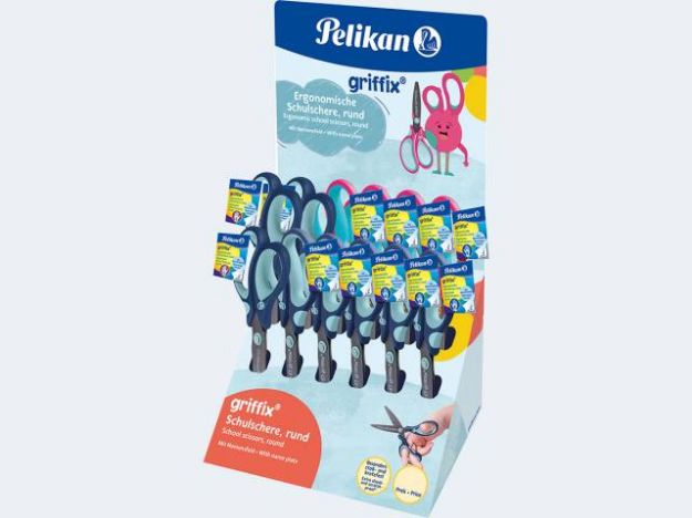 Bild von Griffix Schulschere rund 12 Stück - 605397
