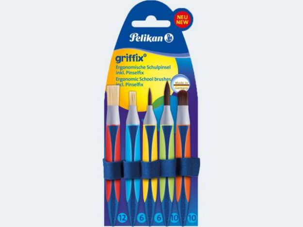 Bild von Pinsel Schulstarter-Set Synthetik 12/6/6 Haar - 700733