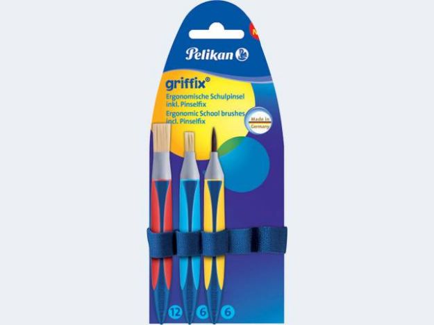 Bild von Pinsel Schulstarter-Set Synthetik 12/6/6 Haar - 700726