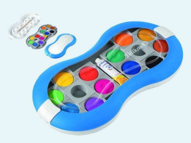 Bild von Deckfarbkasten Space+ blau 12 Fbn/Deckweiss - 724617