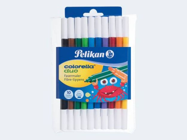 Bild von 10 Fasermaler Colorella Duo 407/10 dick+dünn - 973172