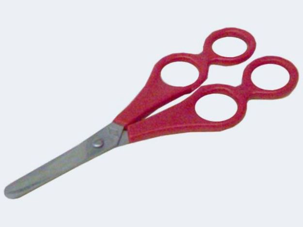 Bild von Therapeutenschere 17cm rot für Rechtshänder - 7373