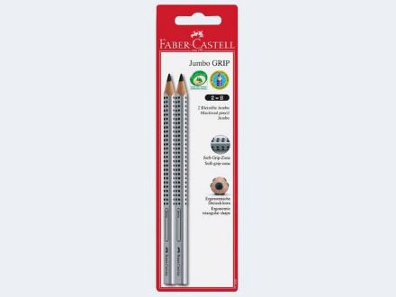Zeige Details für 2 Bleistifte Jumbo Grip Blk - 111997 Bild von 2 Bleistifte Jumbo Grip Blk - 111997