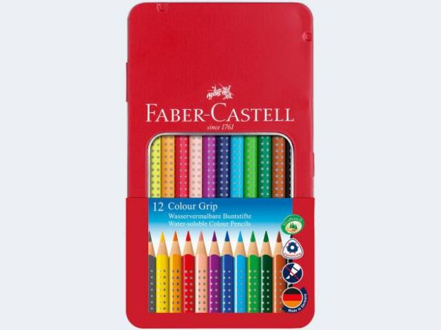 Bild von 12 Farbstifte GRIP 2001 Soft-Grip-Zone Pappetui - 112413