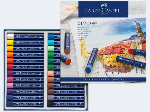 Bild von Goldfab-Studio 24St Oil-Pastels Kartonetui - 127024