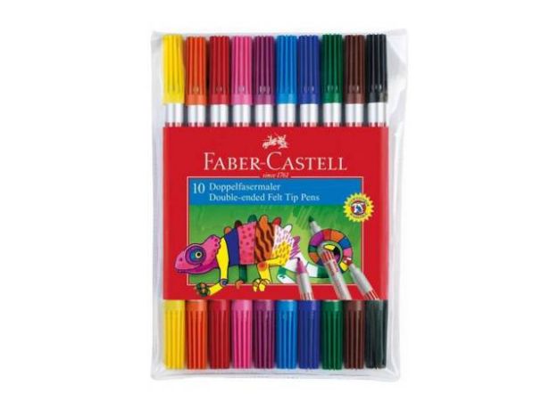 Bild von Doppelfasermaler 10er Etui - 151110