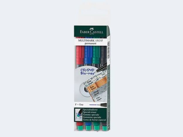 Bild von Marker Multimark permanent F 4er Etui - 151304
