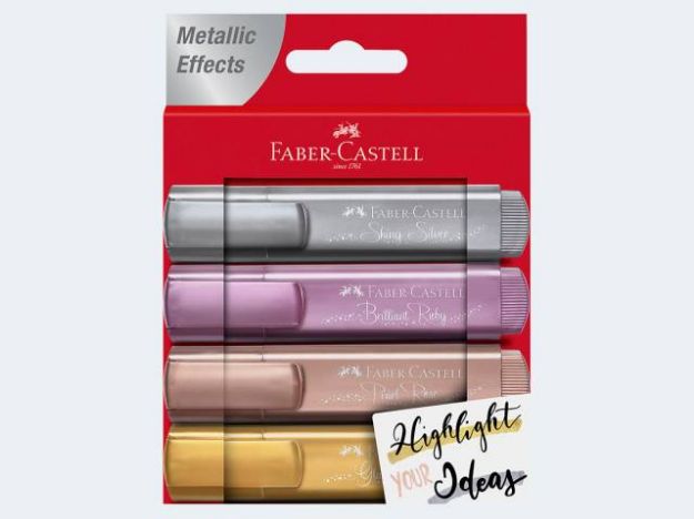 Bild von 4 Textmarker TL46 Metallic im Etui - 154640