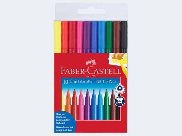 Bild von 10 Filzstifte Colour Grip im Etui - 155310