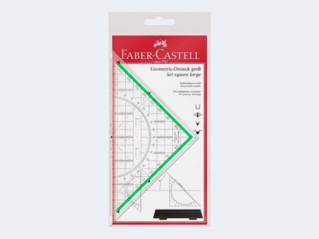 Bild von Geometrie-Dreieck groß mit Griff 20 cm - 177090