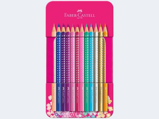 Bild von 12 Farbstifte Sparkle i Metalletui - 201737