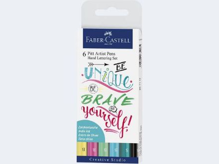Zeige Details für Tuschestift Pitt Artist Pen Lettering 6x - 267116 Bild von Tuschestift Pitt Artist Pen Lettering 6x - 267116