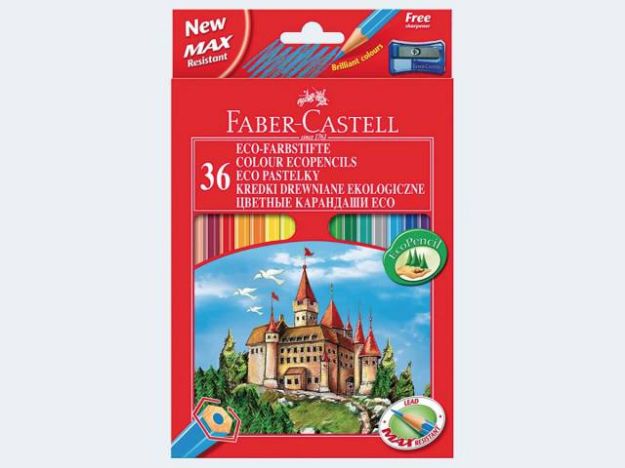Bild von 36 Farbstifte ECO+Spitzer i Pappetui - 120136
