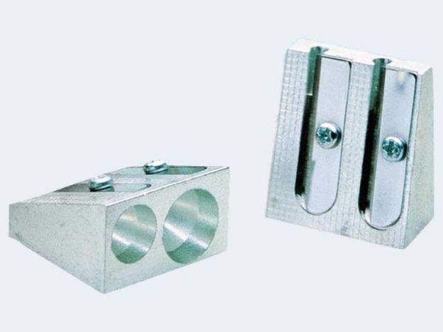 Bild von Doppel-Spitzer Keilform Metall 410 ohne Dose - Eine Verkaufseinheit = 24 Stück - 1040501