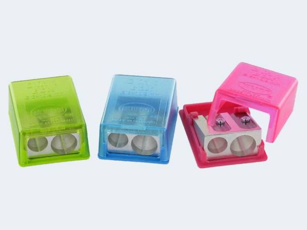 Bild von Doppel-Spitzer 2in1 sortiert - Eine Verkaufseinheit = 12 Stück - 1032021