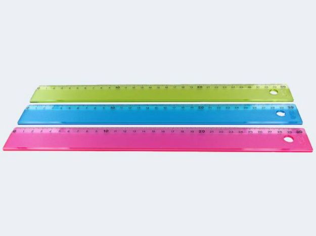 Bild von Lineal 30cm Ice Plastik - Eine Verkaufseinheit = 20 Stück - 3032329