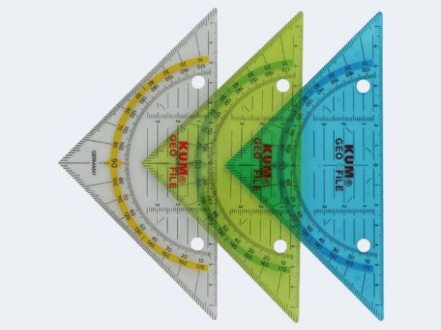Bild von Geodreieck 16cm Geo-File - Eine Verkaufseinheit = 15 Stück - 208.19.29