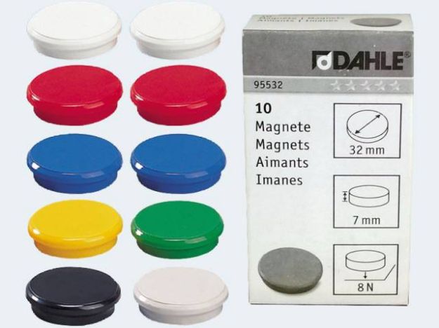 Bild von Haftmagnete 32mm 0,8KP Haftkraft - Eine Verkaufseinheit = 10 Stück - 00.00.95532