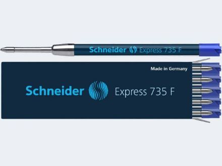 Zeige Details für Kugelschreiber-Mine F blau Exress 735 - Eine Verkaufseinheit = 10 Stück - 7353 Bild von Kugelschreiber-Mine F blau Exress 735 - Eine Verkaufseinheit = 10 Stück - 7353