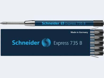 Zeige Details für Kugelschreiber-Mine B schwarz Exress 735 - Eine Verkaufseinheit = 10 Stück - 7371 Bild von Kugelschreiber-Mine B schwarz Exress 735 - Eine Verkaufseinheit = 10 Stück - 7371