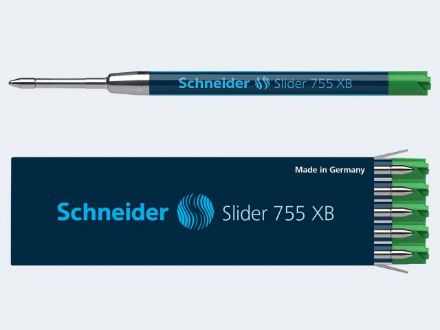 Zeige Details für Kugelschreiber-Mine grün 755 XB SLIDER - Eine Verkaufseinheit = 10 Stück - 175504 Bild von Kugelschreiber-Mine grün 755 XB SLIDER - Eine Verkaufseinheit = 10 Stück - 175504