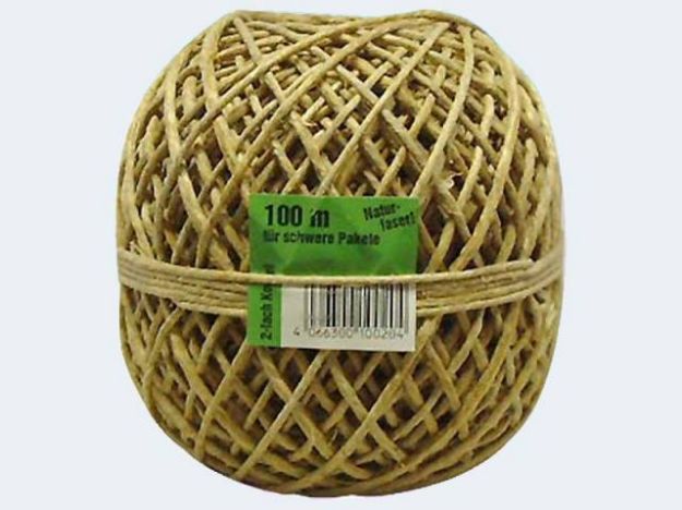 Bild von Bindfaden 100m stark Naturfaser Kordel - 214029