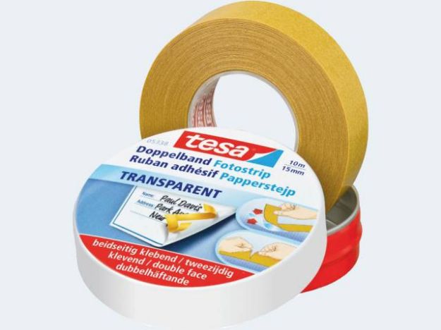 Bild von Tesa Doppelband 10m/15mm Tesa Fix dünnes Vlies - 05338-00-01