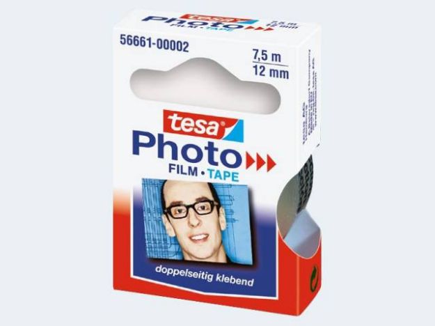 Bild von Tesa Foto Film 7,5m/12mm doppelseitig klebend - Eine Verkaufseinheit = 12 Stück - 56661-2-0