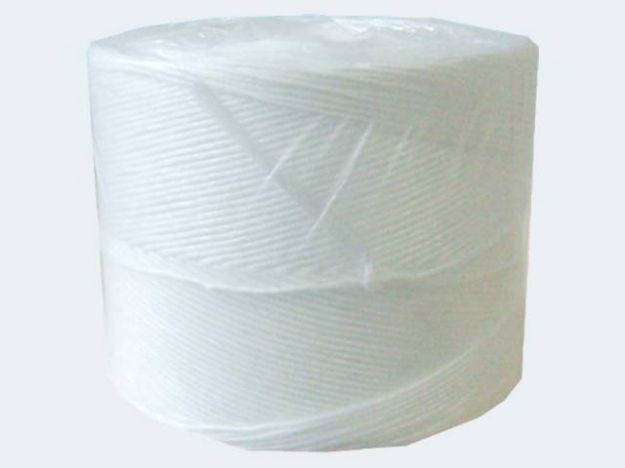 Bild von Kordel 2kg weiss Polypropylen mit Innenablauf - 340072