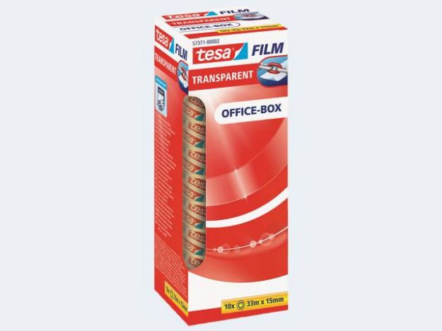 Bild von Tesa Film 33m/15mm transparent Office-Box - Eine Verkaufseinheit = 10 Stück - 57371-2-0