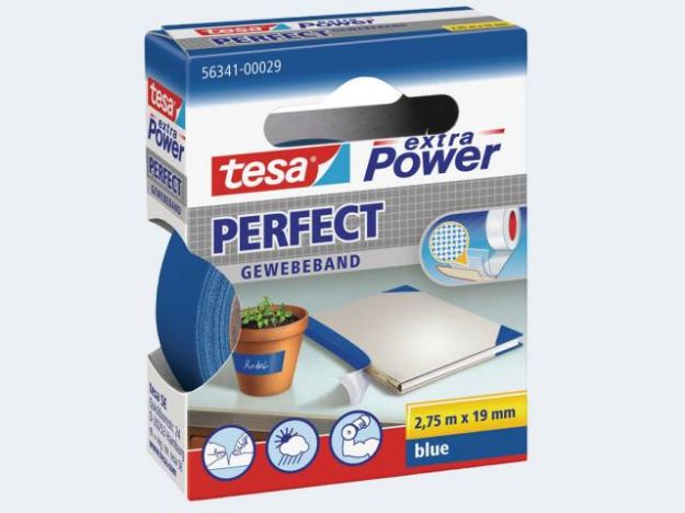 Bild von Tesa Gewebeband blau 2,75m/19mm - 56341-29-03