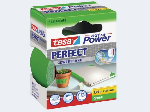 Bild von Tesa Gewebeband grün 2,75m/38mm - 56343-39-03