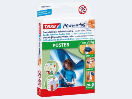 Zeige Details für 20 Tesa Posterstrips je 200g Haltekraft - 58003-79-4 Bild von 20 Tesa Posterstrips je 200g Haltekraft - 58003-79-4