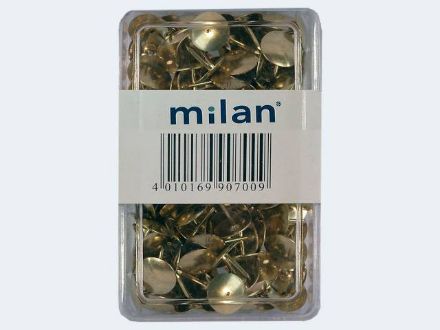 Zeige Details für Milan Reissnägel 120St vermessingt - 917 Bild von Milan Reissnägel 120St vermessingt - 917