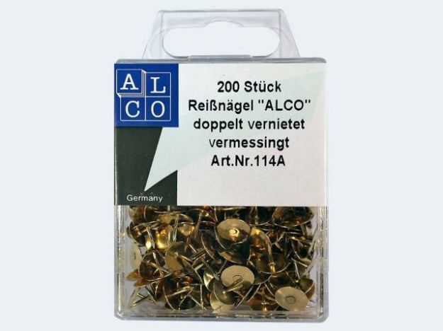 Bild von Reissnägel 200St vermessingt SB - Eine Verkaufseinheit = 10 Stück - 114A