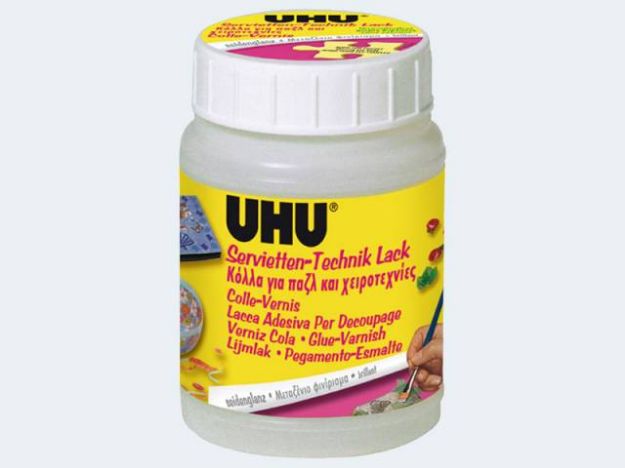 Bild von UHU Serviettentechniklack 150ml i Dose seidenglanz - 47435