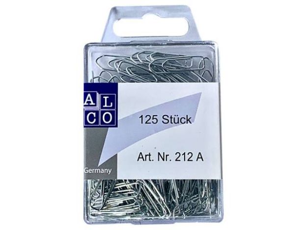 Bild von Büroklammer 125St Sb 26mm galvanisiert - 212A