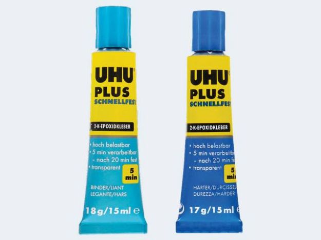 Bild von UHU Plus Schnellfest 35g 2 Komponenten Kleber - 45700
