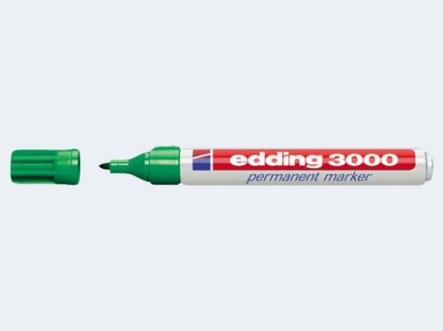Bild von Edding 3000 grün 1,5-3mm Rundspitze permanent - 043000004