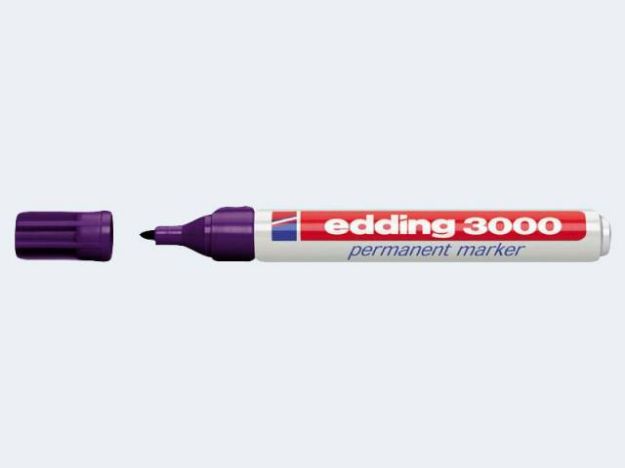 Bild von Edding 3000 violett 1,5-3mm Rundspitze permanent - 043000008