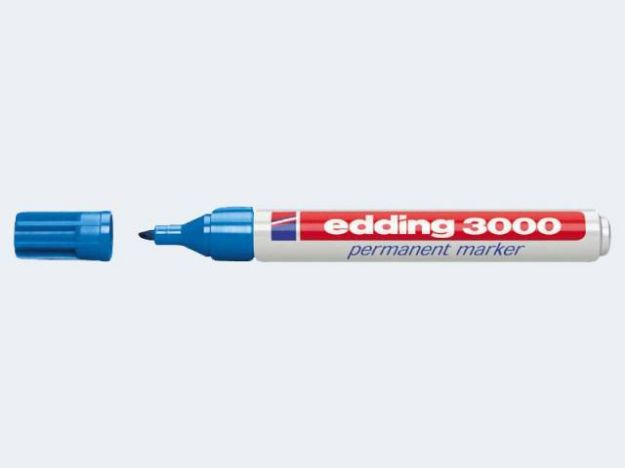 Bild von Edding 3000 hellblau 1,5-3mm Rundspitze permanent - 043000010